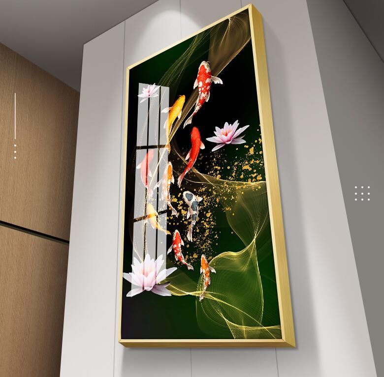 値下げ！【新品廊下玄関装飾画お買い得壁画 50*100cm派手！【新品廊下玄関装飾画お買い得壁画】 希少新品