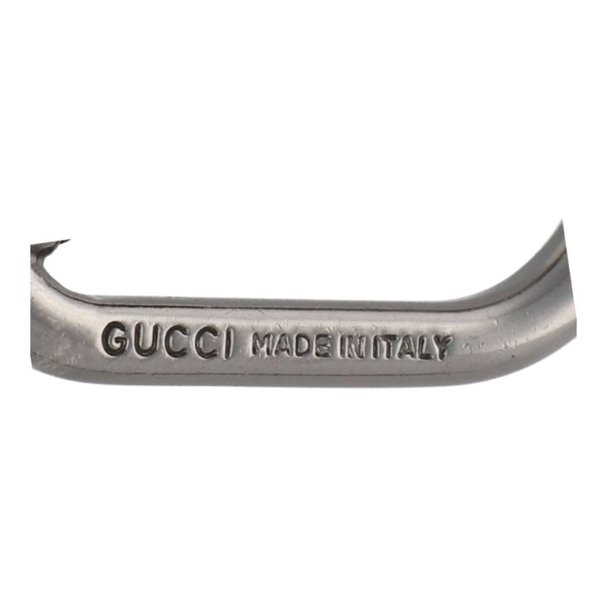 中古】 GUCCI グッチ キーホルダー ロゴ キーホルダー ネジロック式