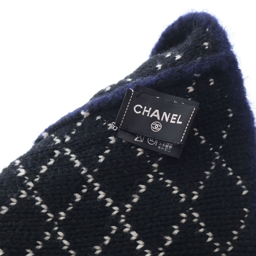 CHANEL (シャネル) B08891 NJ232 ココマーク ニットキャップ ビーニー