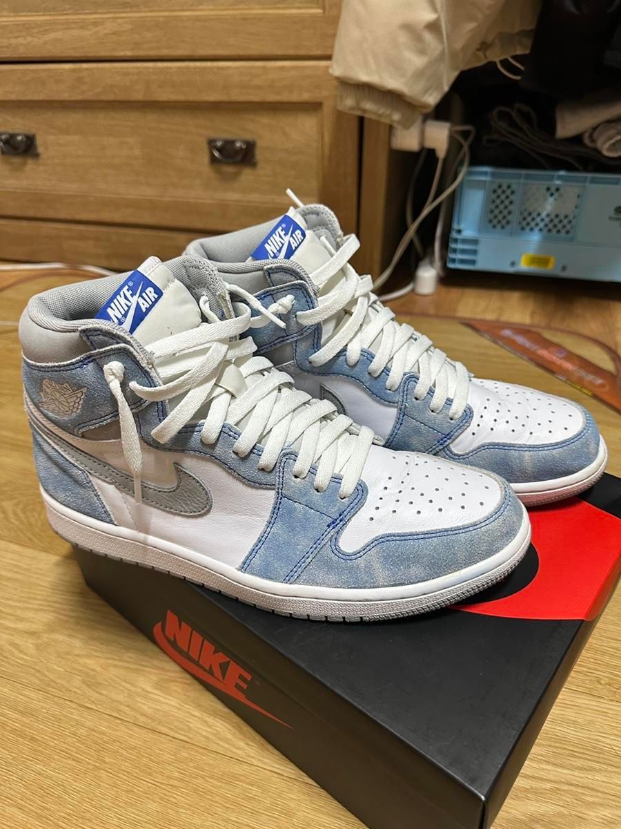 【雷市場（ポンジャン）商品韓国直送】NIKE(ナイキ) ジョーダン 1 ハイ OG ハイパー ロイヤル 285 (ユニバーシティブルー) スワッピング o ）