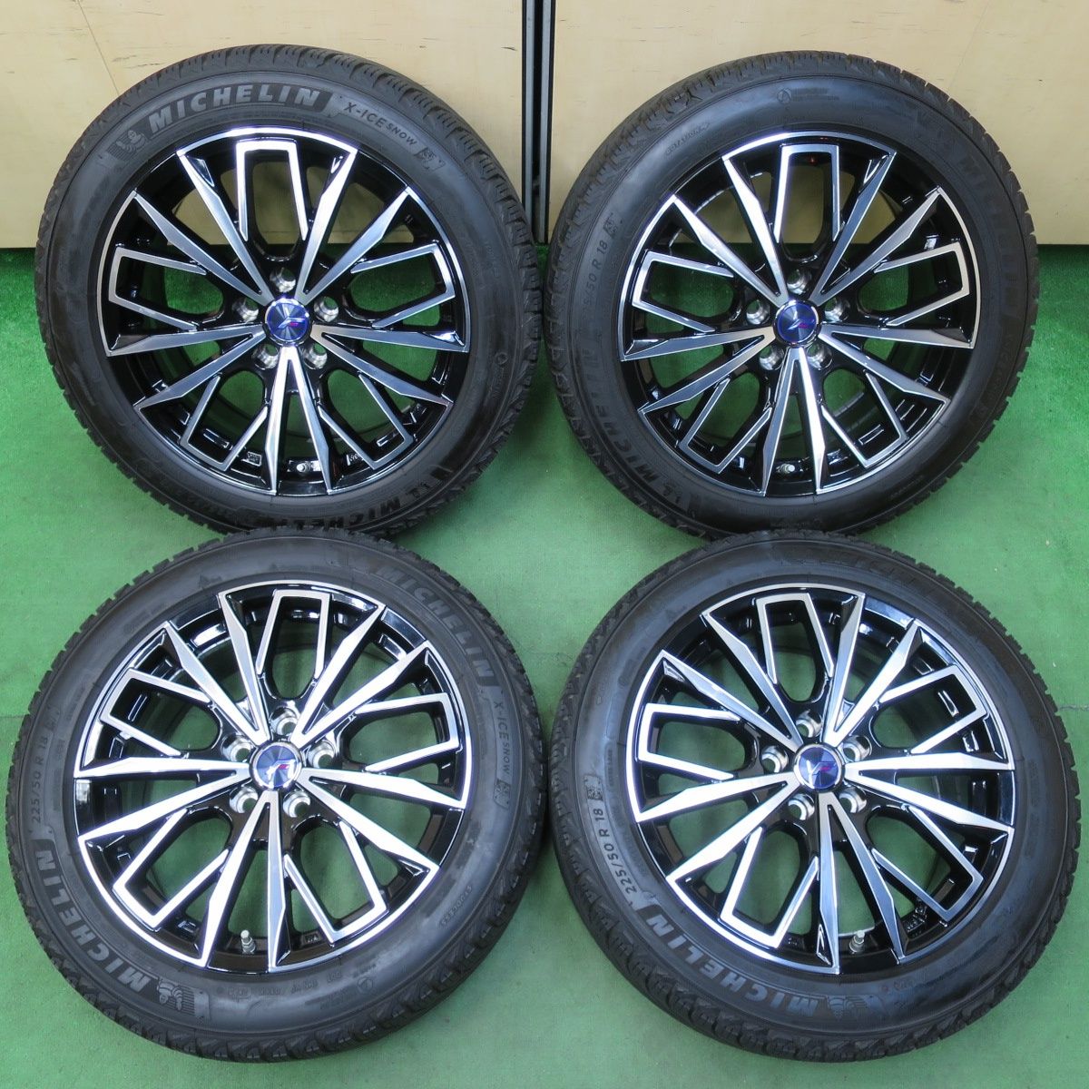 イボ有り！美品！MICHELIN SNOW 225/60R18 4本 2022年（アイスガード 