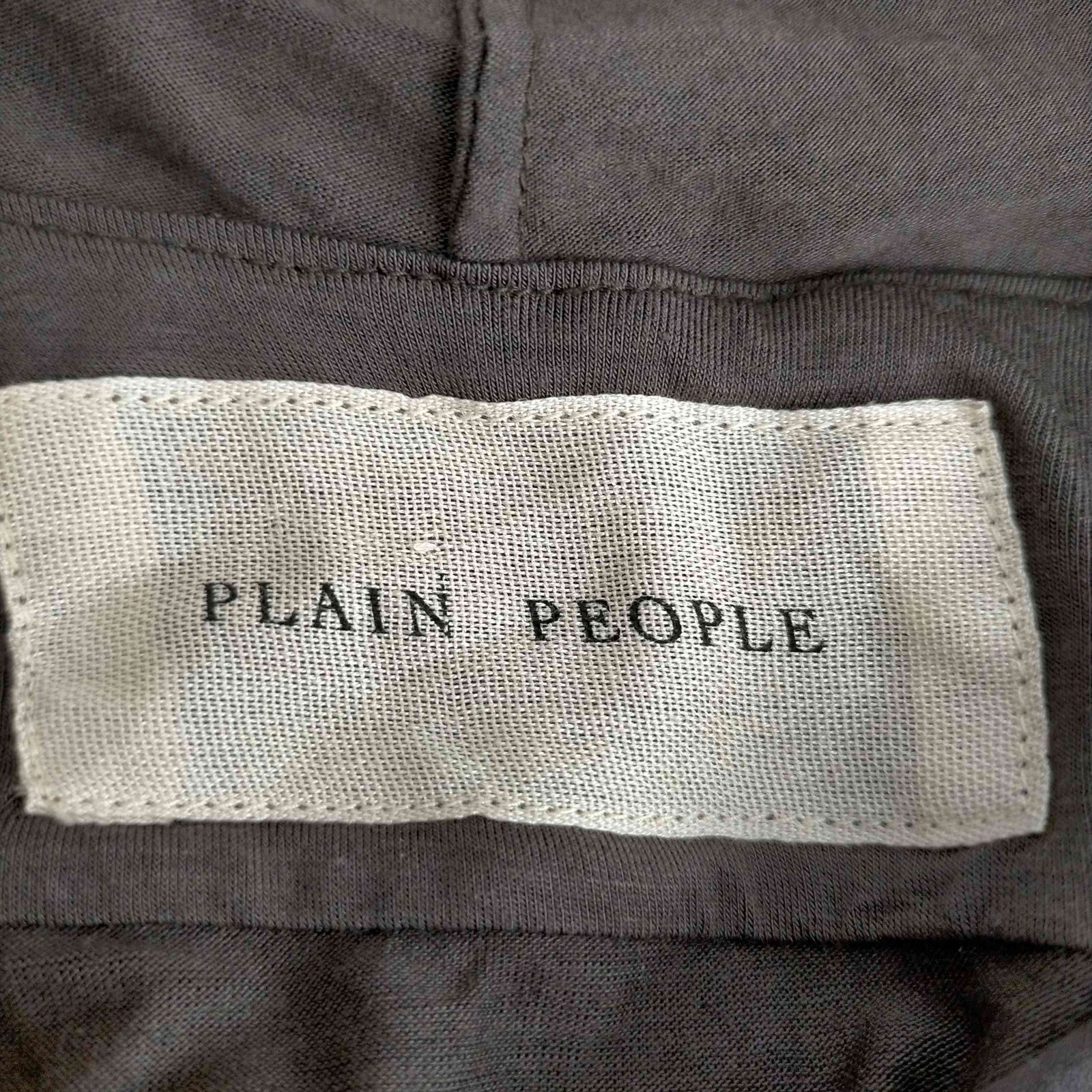 プレインピープル PLAIN PEOPLE ドレープVネックチュニック レディース