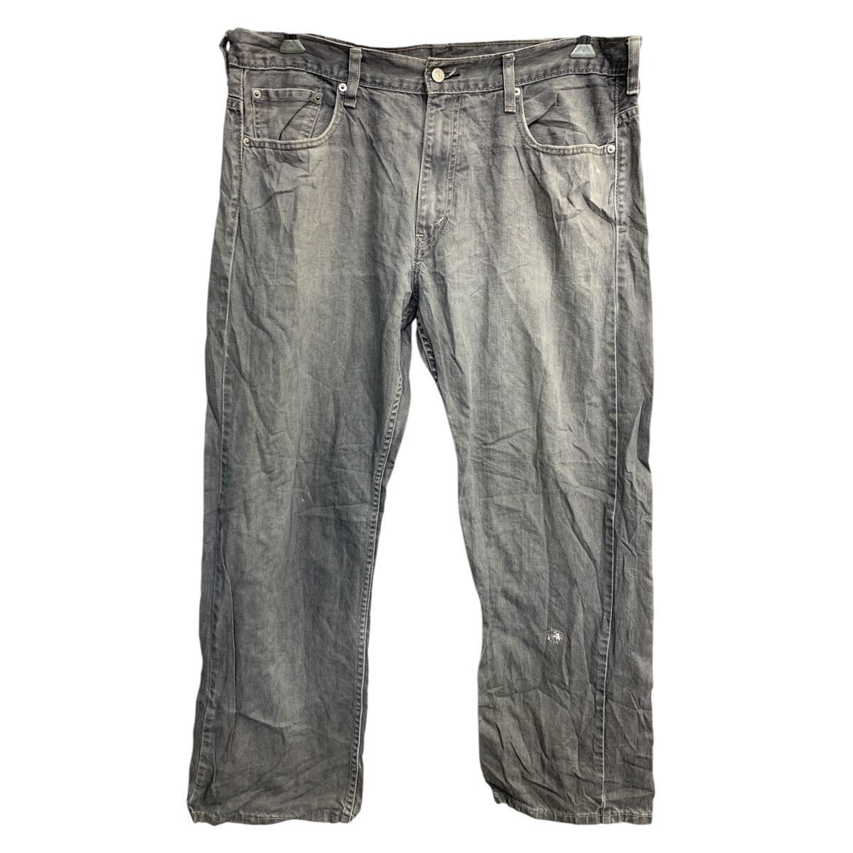 Levi's 569 デニムパンツ W38 リーバイス ルーズストレート ビッグサイズ グレー 古着卸 アメリカ仕入 2503-238