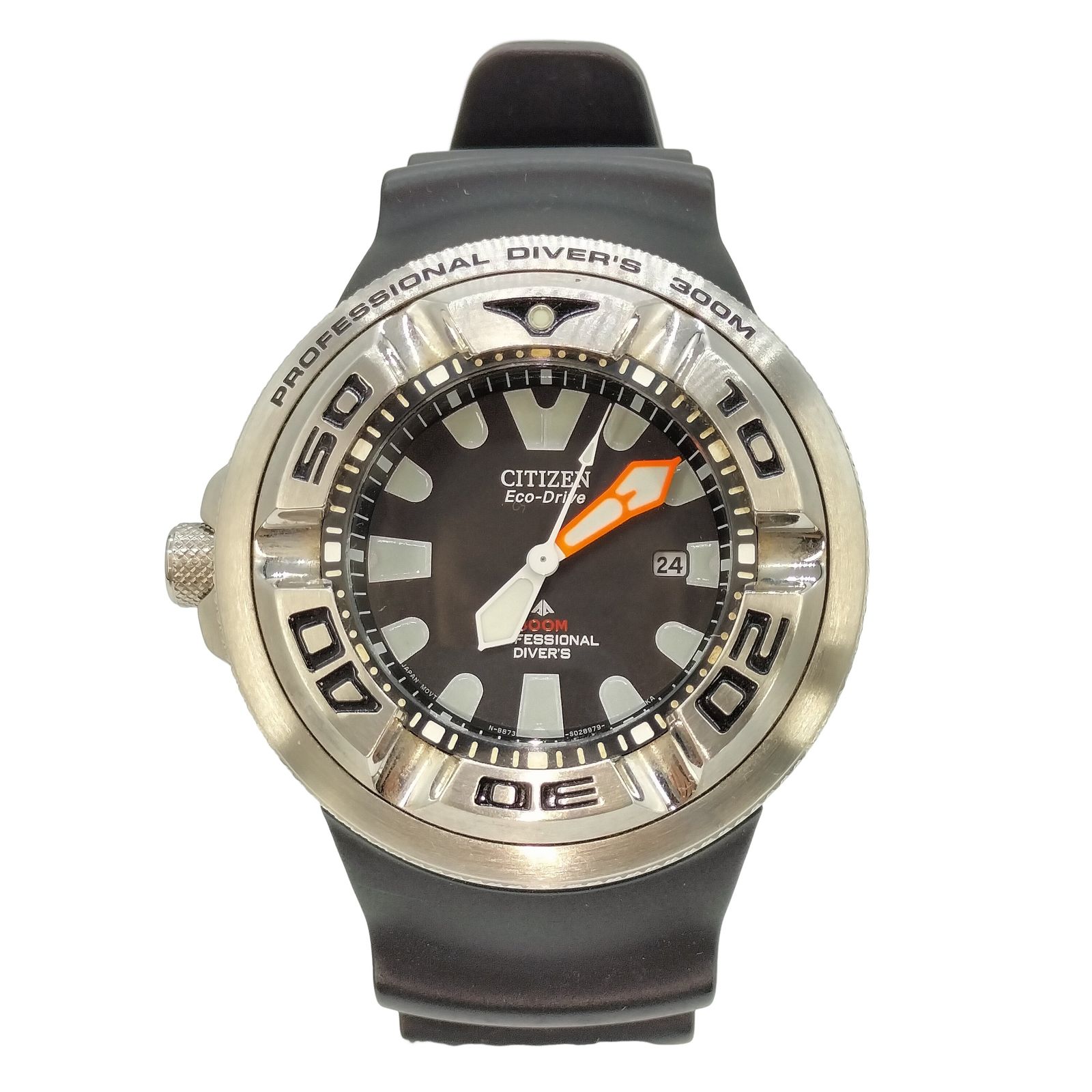 シチズン CITIZEN professional diver's 300M ECO-DRIVE PROMASTER プロマスター 左リューズ プロフェッショナル ダイバーズ  エコドライブ メンズ  表記無