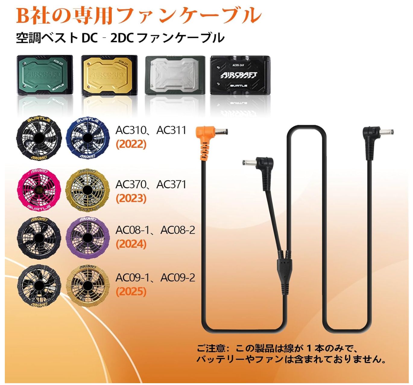 FB(61)未使用に近い　バートル　空調服用　ファンユニット　AC310/311 楽天市場】BURTLE ファンユニット AC310 AC311 エアークラフト