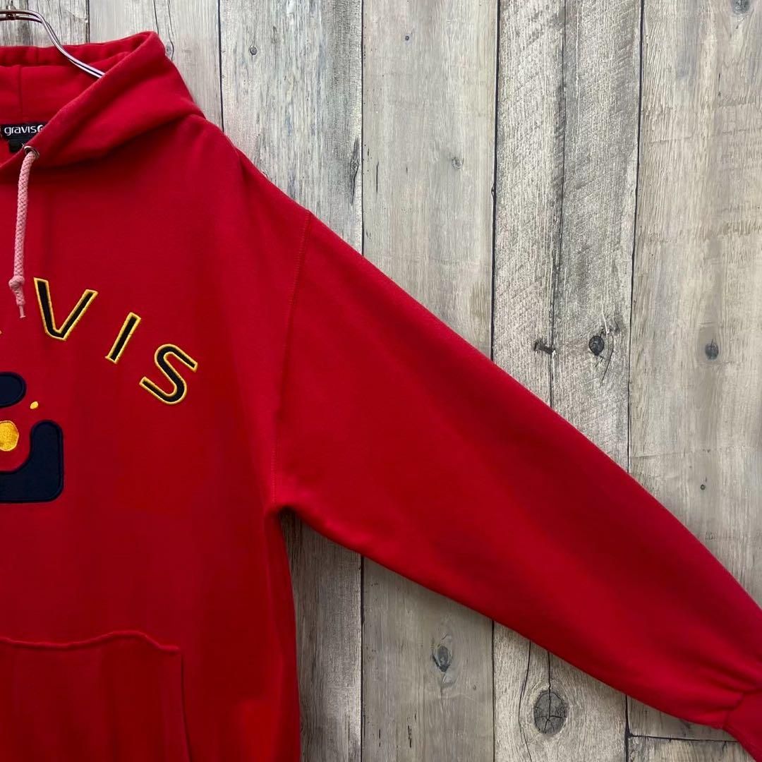 OLD GRAVIS 90s グラビス 刺繍 スウェット パーカー XL - メルカリ