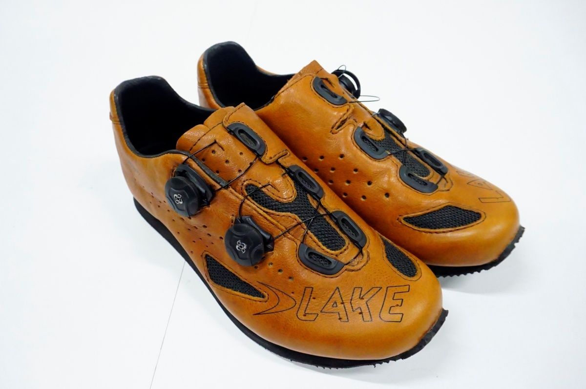 LAKE レイク MX237 PODIUM BROWN 42 263.5-266mm シューズ | バイチャリ名古屋大須店