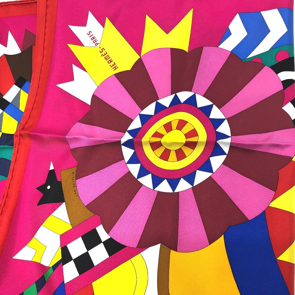 エルメス スカーフ カレ90 シュヴァルドゥフェット　美品 HERMES 楽天市場】【美品】エルメス HERMES スカーフ カレ90 Cheval de Fete