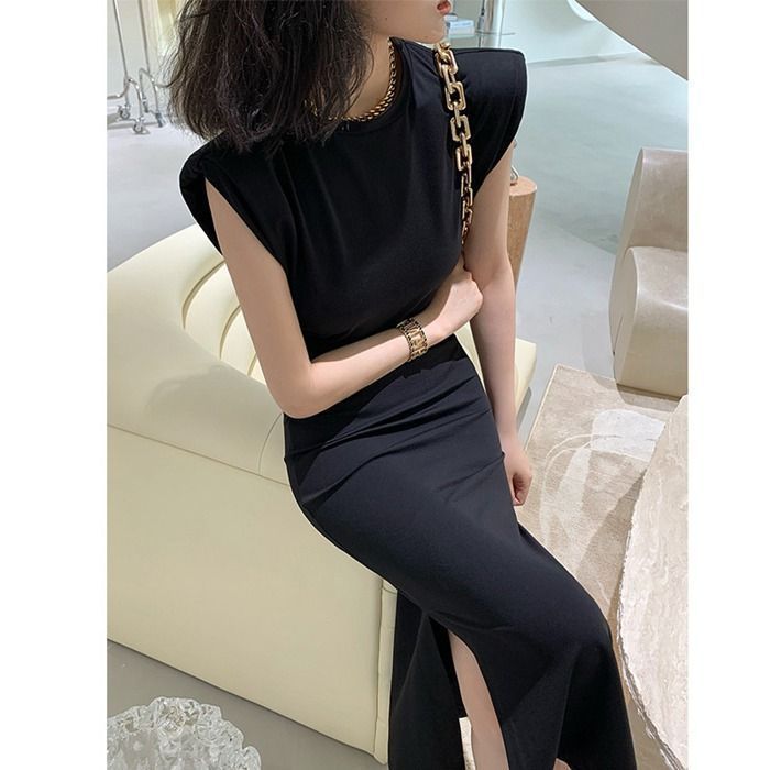 ワンピース レディース ロングワンピース ロング丈 ノースリーブ