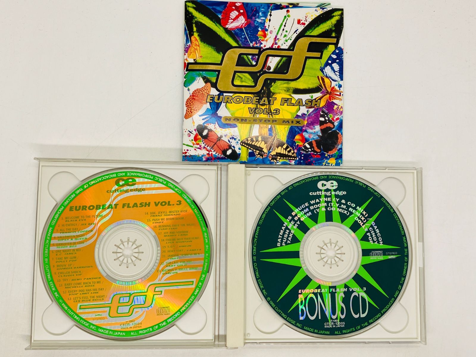 2CD ユーロビート・フラッシュ VOL.3 ノン・ストップ・ミックス 帯付き