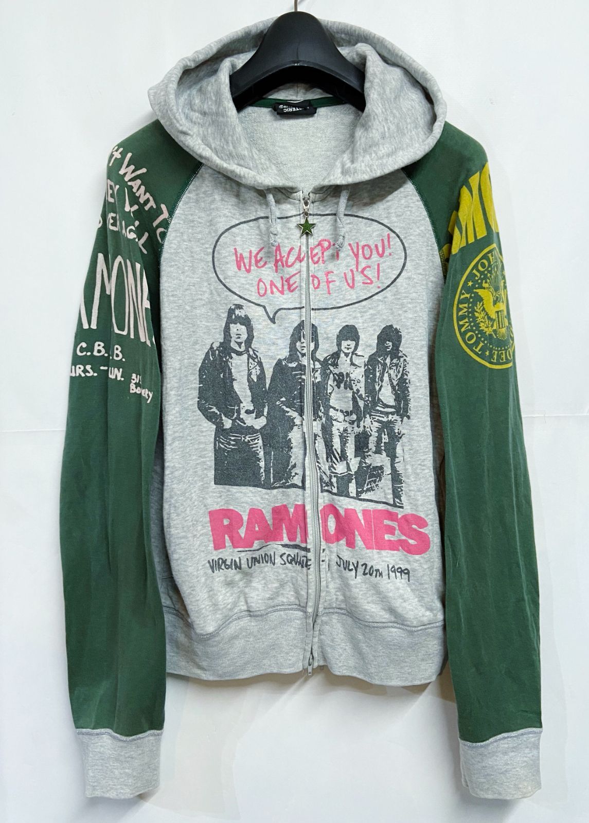 HYSTERIC GLAMOUR x RAMONES｜ヒステリックグラマー ラモーンズ ジップパーカー - メルカリ