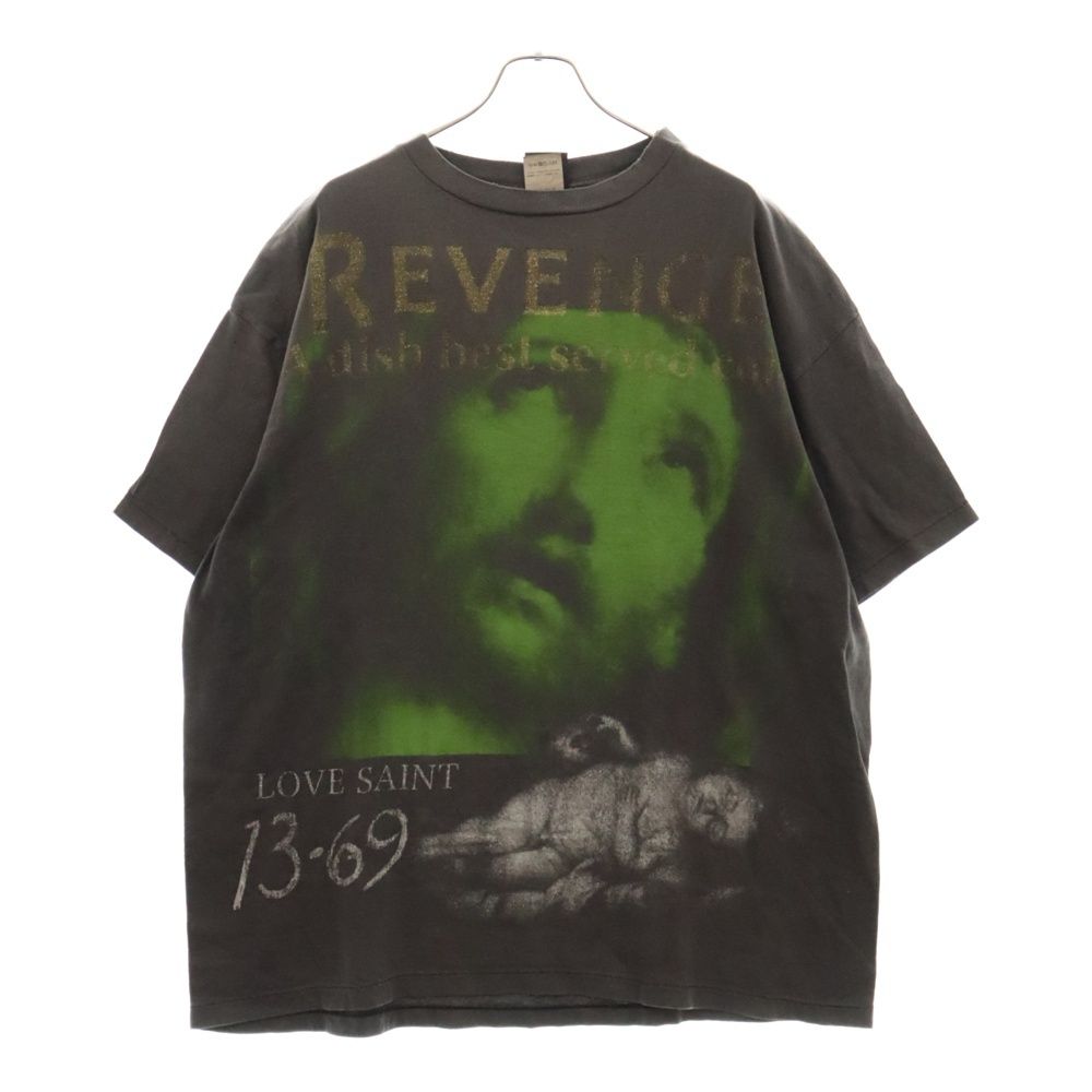 SAINT MICHAEL (セントマイケル) 23SS ×Ber Ber Jin Revenge S/S Tee ×ベルベルジン リベンジ ショートスリーブTシャツ 半袖カットソー ヴィンテージ加工 グレー SM-S23-0000-085 - メルカリ