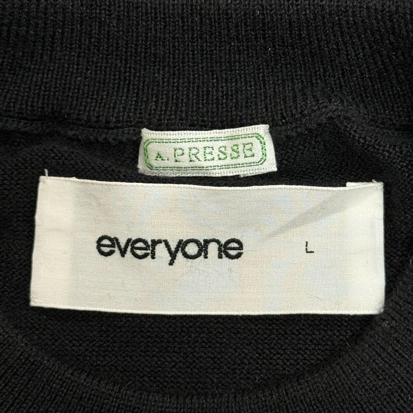 定価99000円 美品 A.PRESSE for everyone 23AW Cashmere CrewNeck