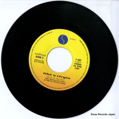 マドンナ ライク・ア・ヴァージン LPレコード盤 レコード】マドンナ ライク・ア・ヴァージン P-1887 - メルカリ