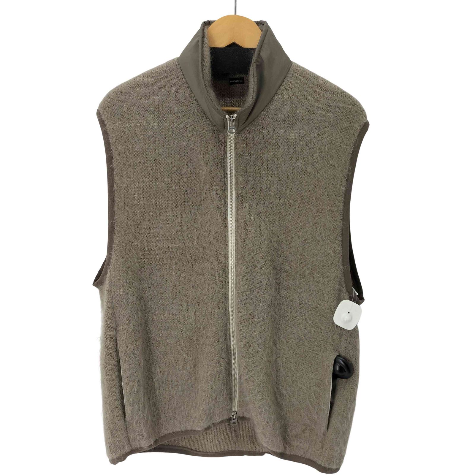 ナナミカ nanamica ZIP UP MOHAIR VEST ジップアップモヘヤベスト 