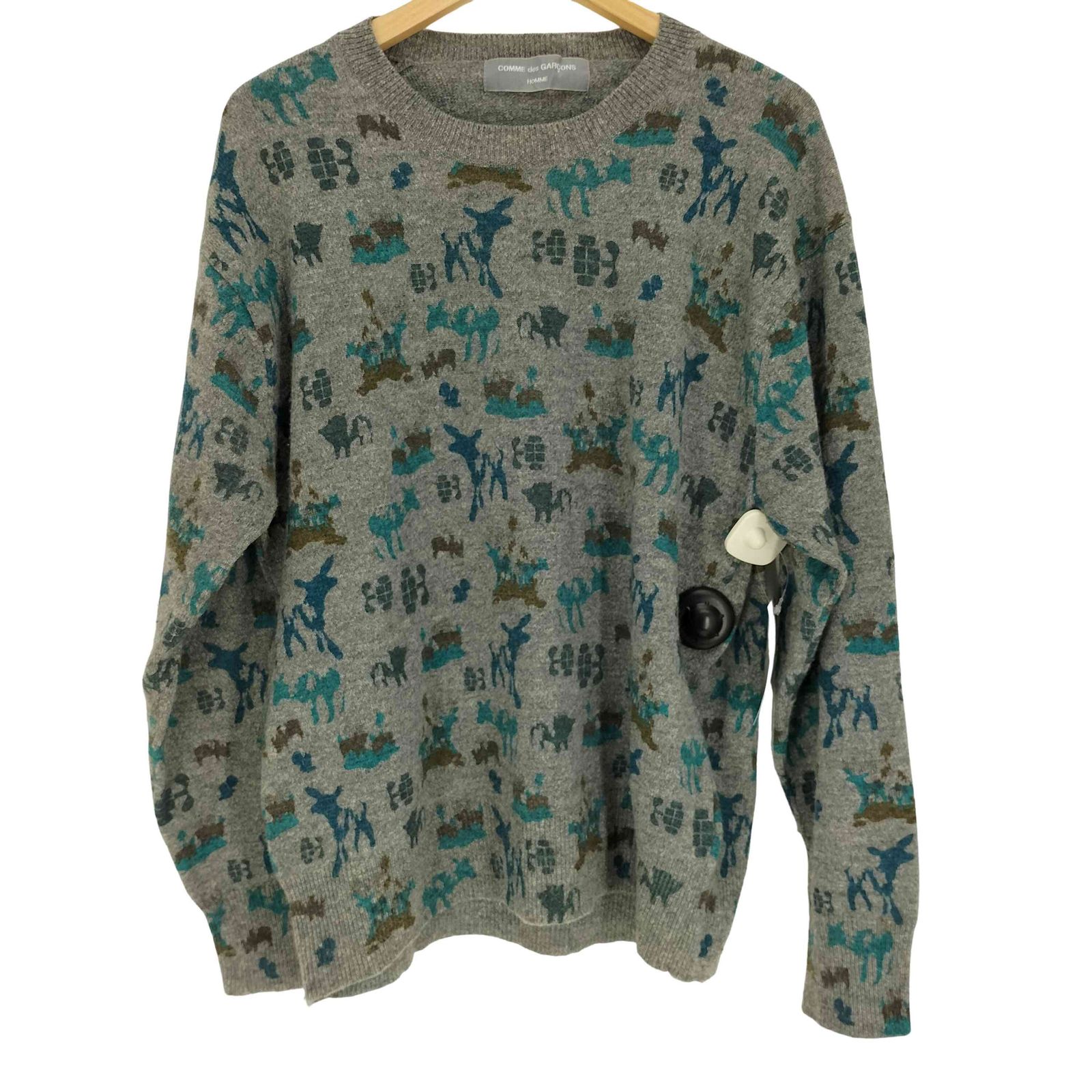 コムデギャルソンオム COMME des GARCONS HOMME AD2003 プリント加工