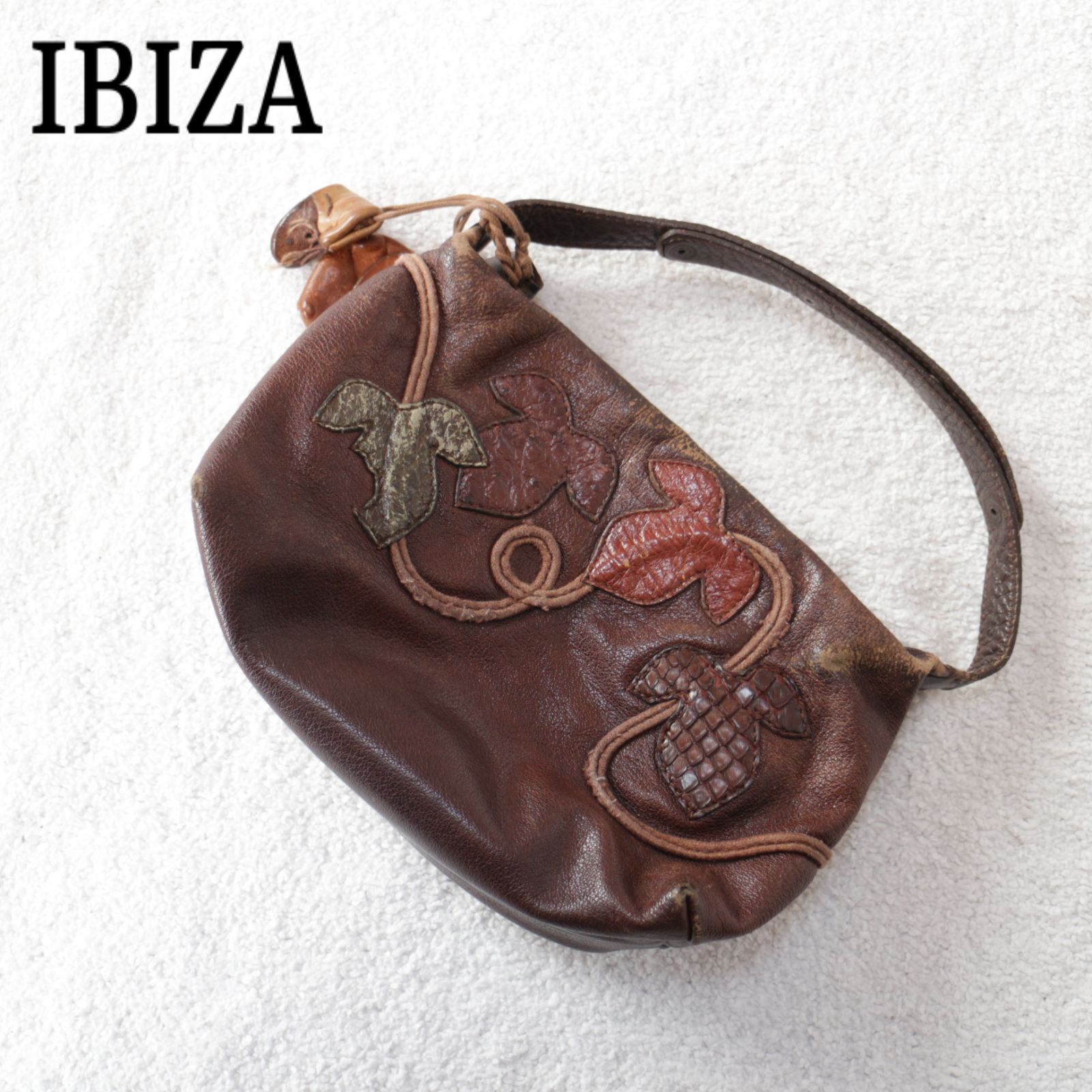 IBIZAの本革バッグです【美品】IBIZA（イビザ）本革バッグ