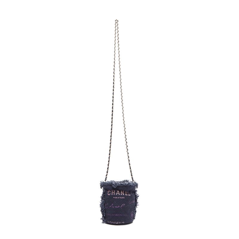 CHANEL シャネル ショルダーバッグ デニムミニバケット - メルカリ