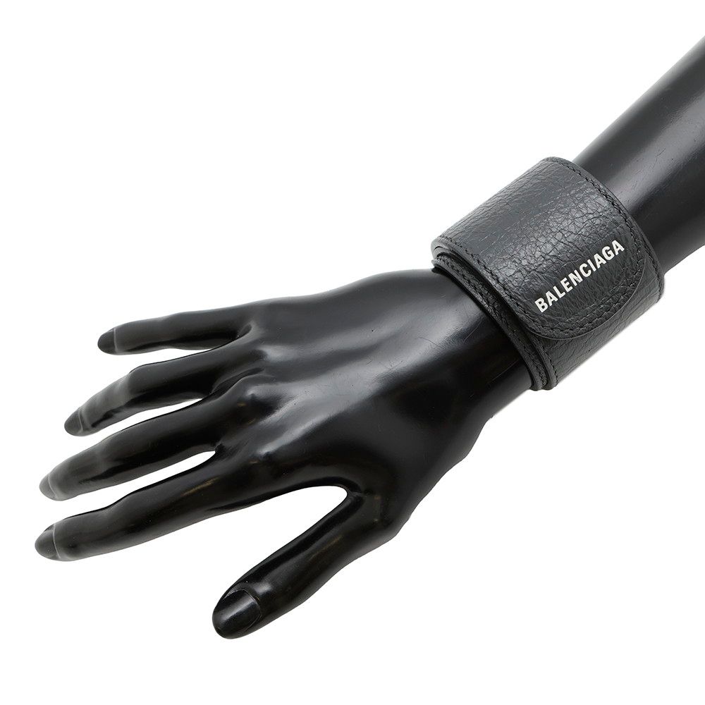 バレンシアガ　サイクルブレスレット BALENCIAGA】人気ブランドより!! サイクルレザーロゴ