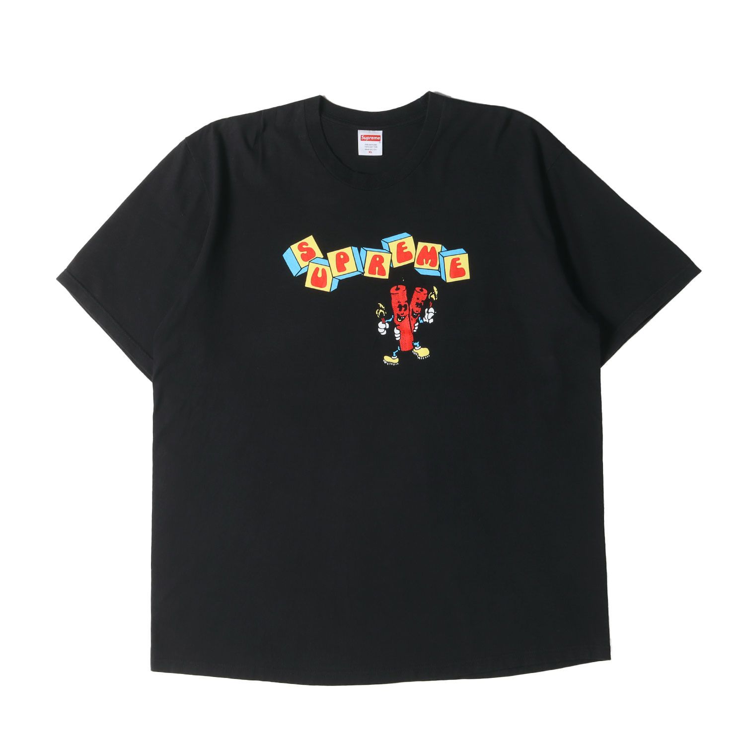 Supreme シュプリーム Tシャツ サイズ:XL 19SS ダイナマイト グラフィック クルーネック Tシャツ Dynamite Tee ブラック 黒 トップス カットソー 半袖【メンズ】
