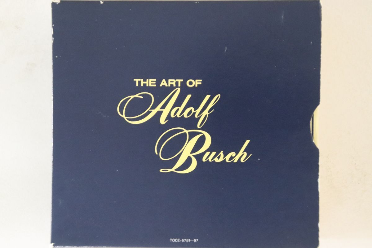クラシック 17discs CD Adolf Busch Art Of Adolf Busch TOCE678188 EMI /01870 17discs CD Adolf Busch Art Of Adolf Busch TOCE678188 EMI