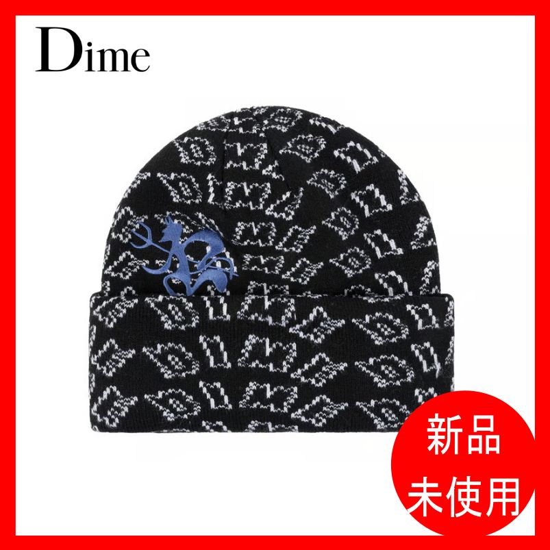 ち*ん様 ダイム　ビーニー ち*ん様 ダイム ビーニー Dime Chopper Fold Beanie / Black
