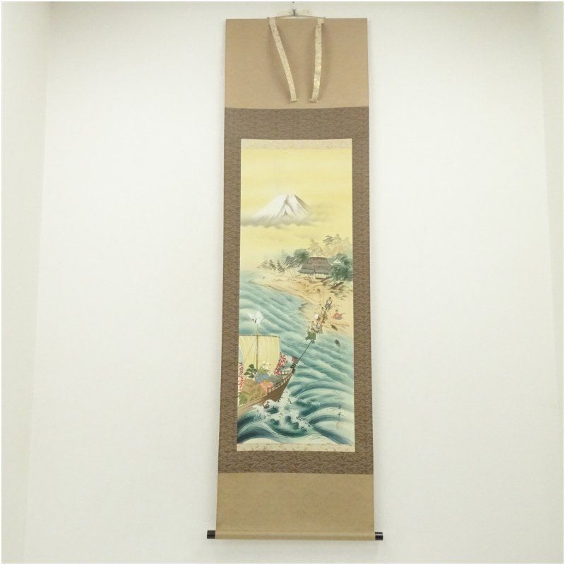 不詳/作者不詳/牡丹に百蝶図/布袋屋掛軸HF-824 不詳/作者不詳/牡丹に百蝶図/布袋屋掛軸HF-824