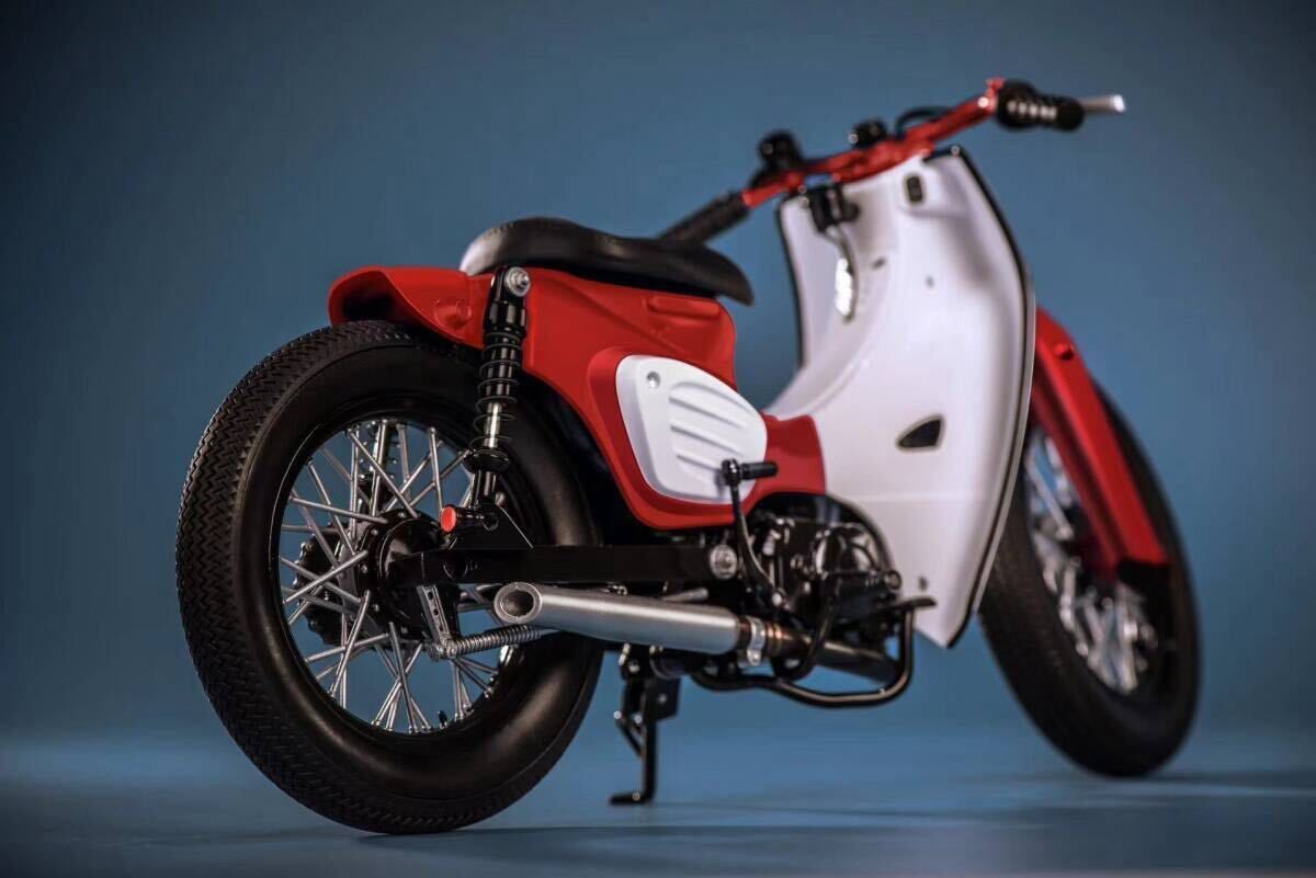 trickyMan12 1/6 ホンダ カブ スーパーカブ Red.Ver trickyMan12 1/6 ホンダ カブ スーパーカブ Red.Ver の通販 by