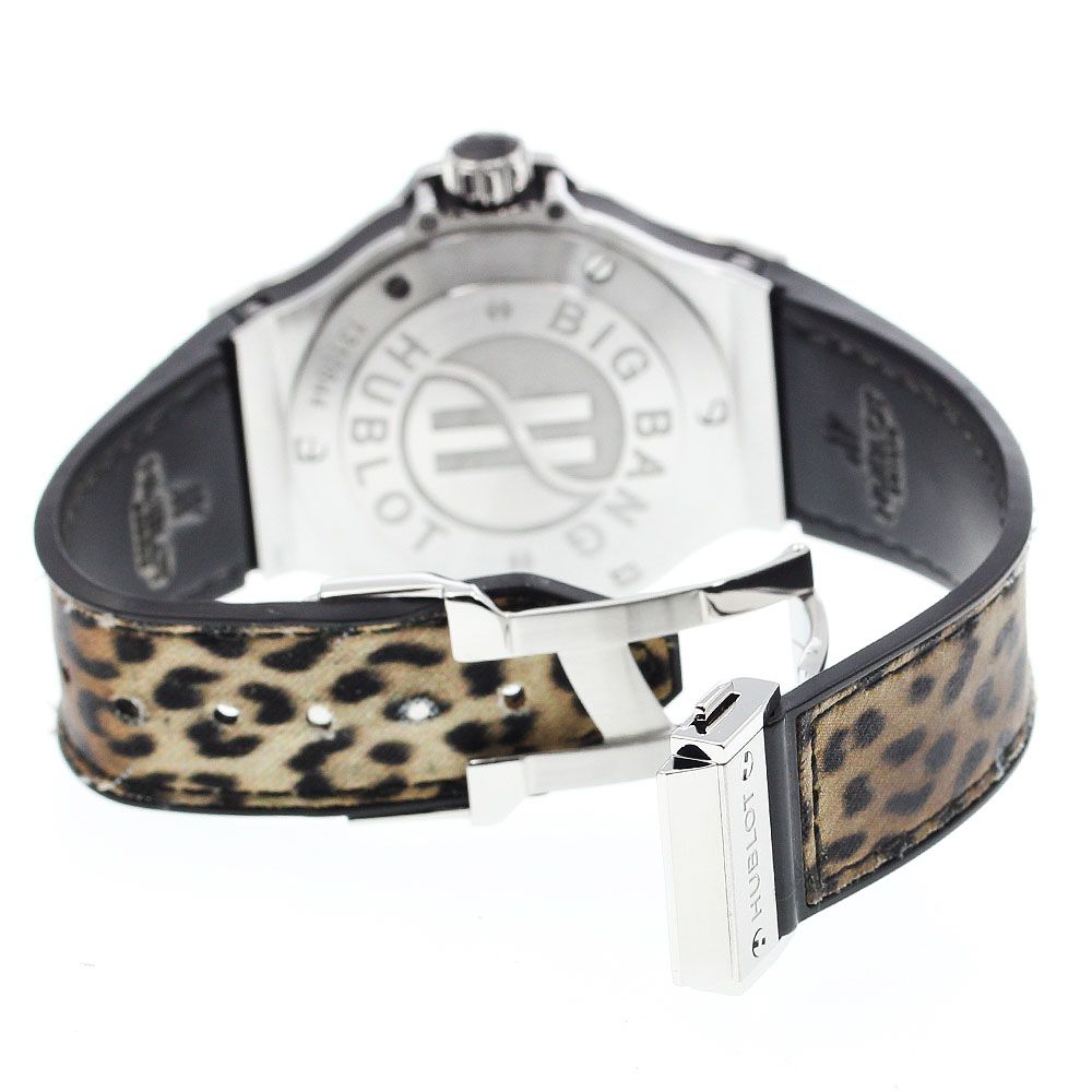 ウブロ HUBLOT ビッグバン モノクローム スチール ダイヤベゼル  