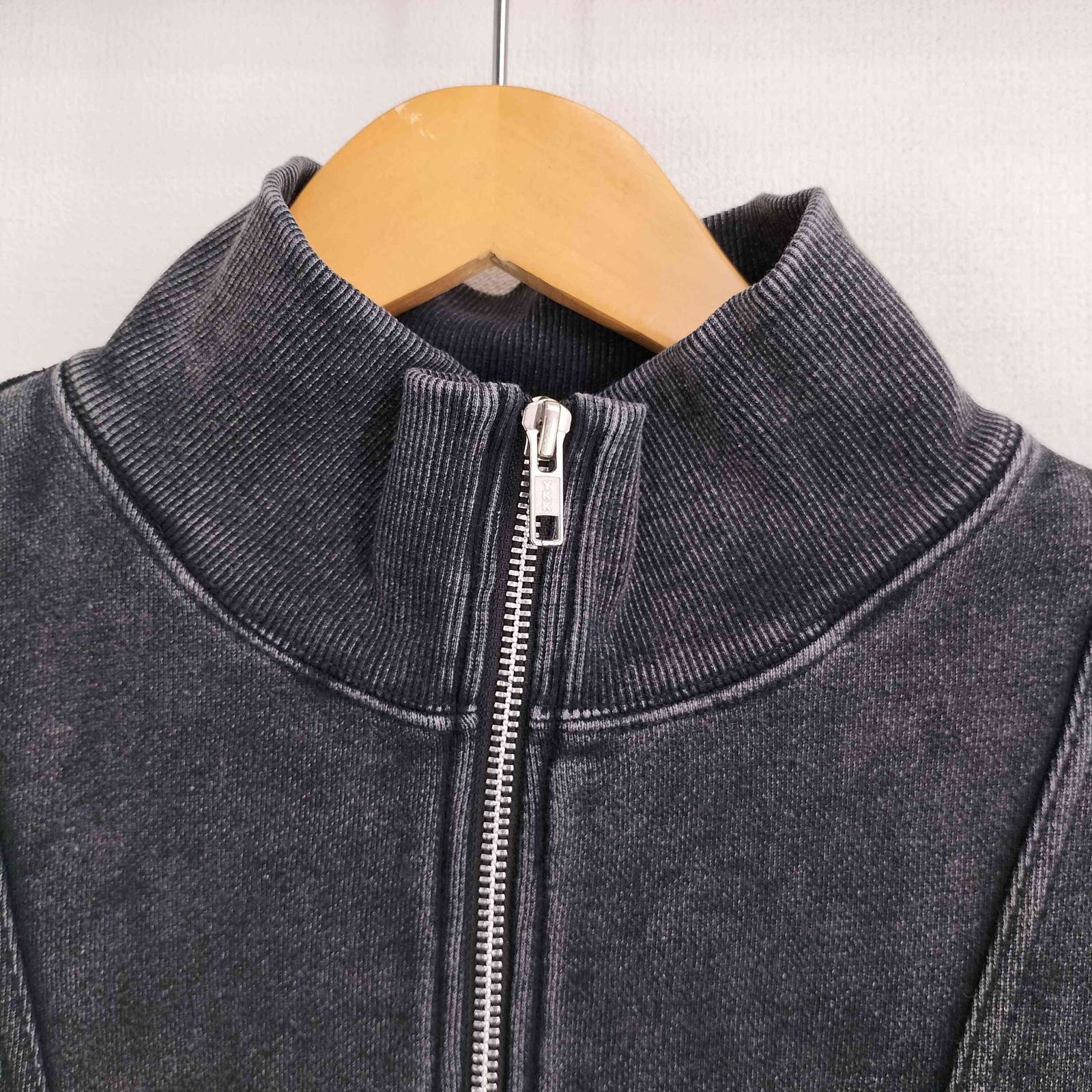 ジーナシス JEANASIS ブリーチハーフZIPショートプルオーバー