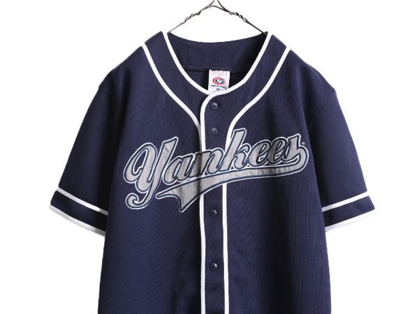 MLB オフィシャル TRUE FAN ヤンキース 半袖 ベースボール シャツ メンズ L / 古着 ゲームシャツ ユニフォーム 半袖シャツ 重ね着 大リーグ 楽天市場】MLB オフィシャル TRUE FAN ニューヨーク ヤンキース