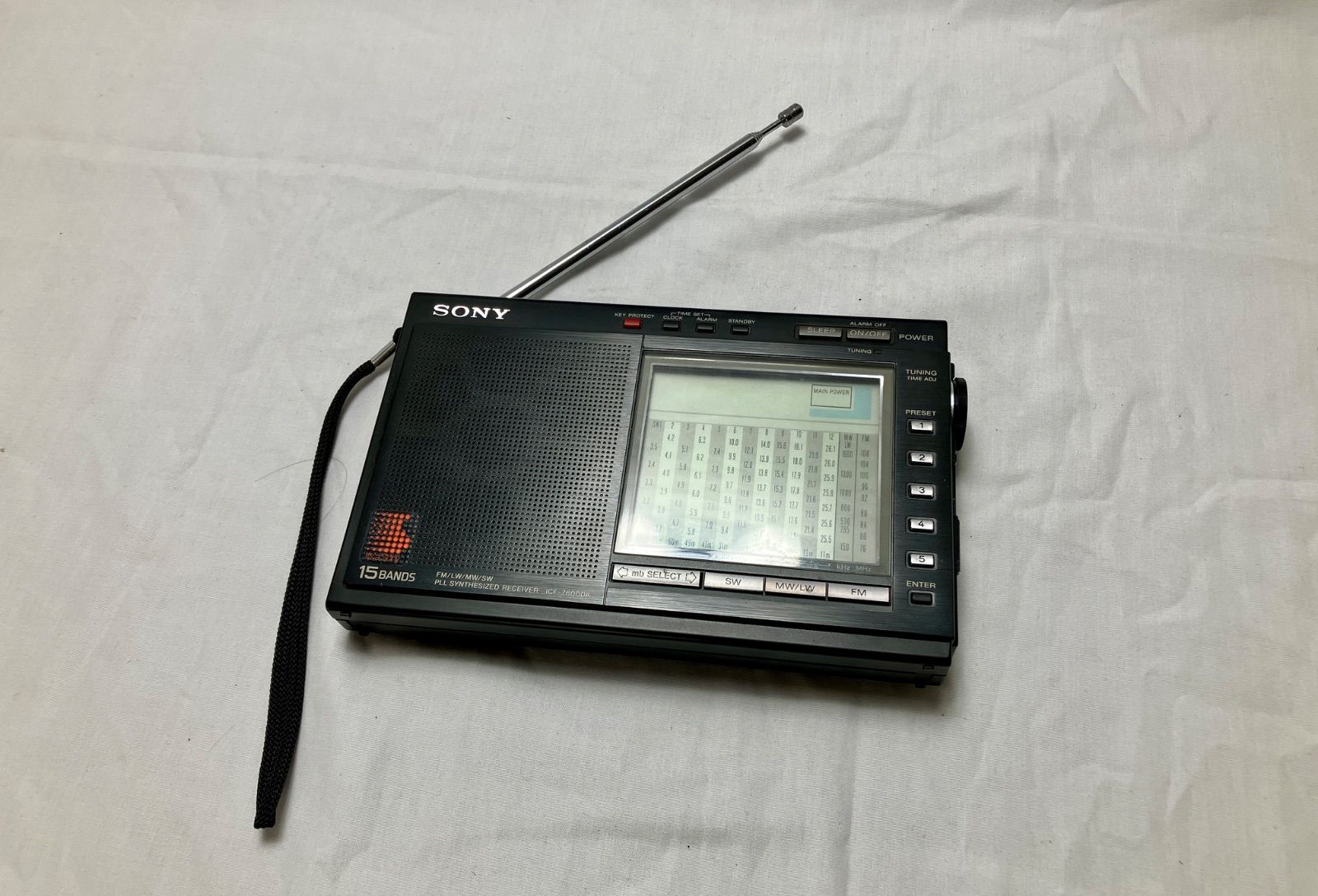 シンセサイザーレシーバー ICF-7600DA