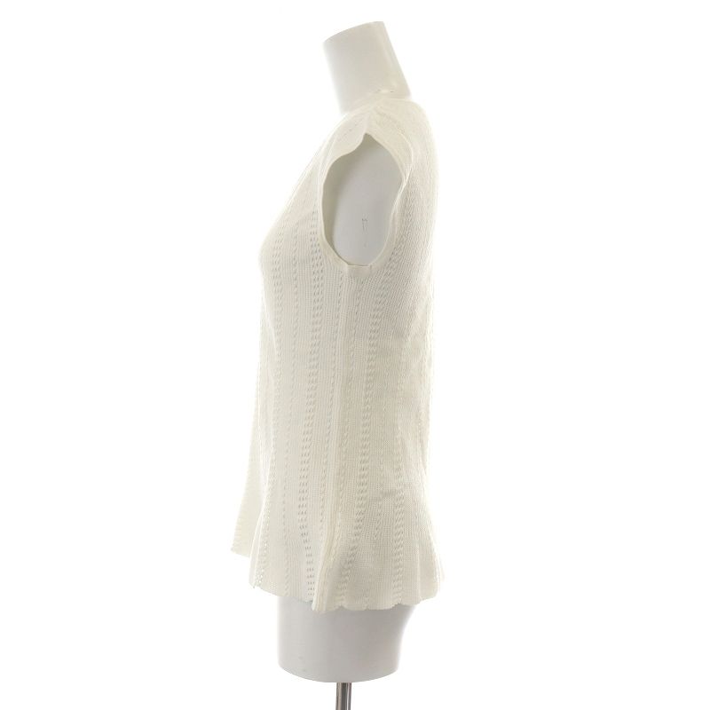 セオリー theory EYELET STRIPE SHEL CREPE KNIT ニット