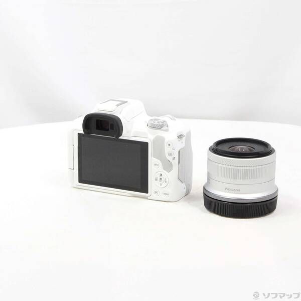  〔 品〕 EOS R 50 RF S 18 45 IS STM レンズキット ホワイト 262 ミラーレス一眼 デジタルカメラ