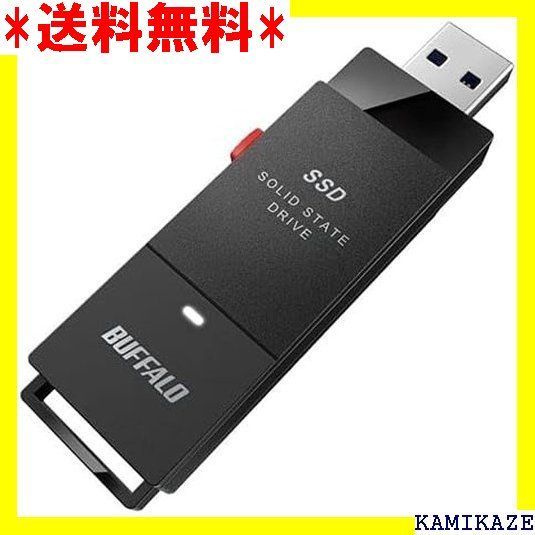 バッファロー SSD-PUT1.0U3-BKC [USB3.2 ポータブルSSD 1.0TB