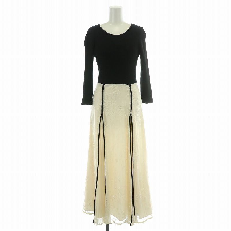 ジャスグリッティー JUSGLITTY 23AW レースマチプリーツドッキング