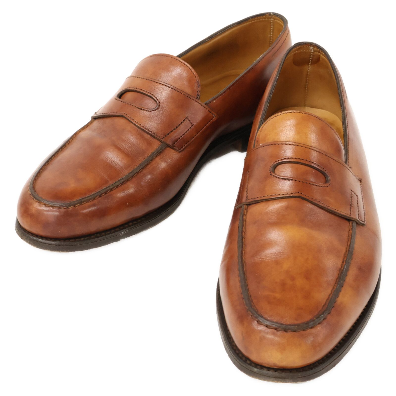 JOHN LOBB ジョンロブ LOPEZ ロペス 4935ラスト レザー コインローファー| 6 1|2E