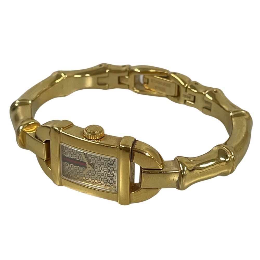 GUCCI グッチ レディース 6800L バンブー スクエア バングル