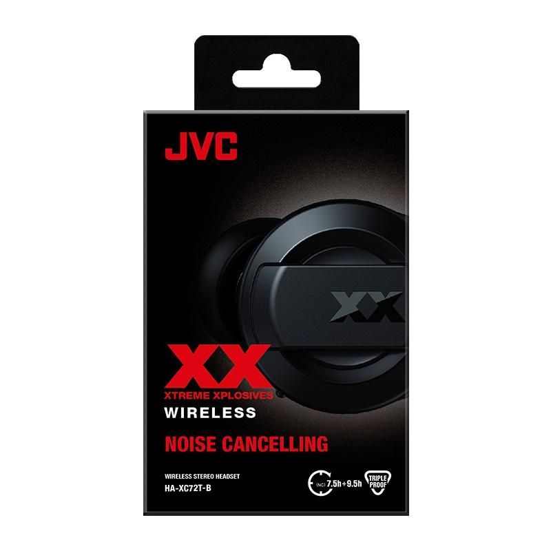 JVCケンウッド フルワイヤレスイヤホン ブラック HA-XC72T-B Bluetooth