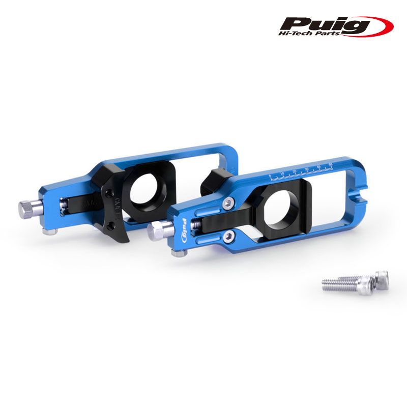 Puig 20694A CHAIN TENSIONER BLUE YAMAHA YZF-R1 09-14 プーチ チェーン テンショナー