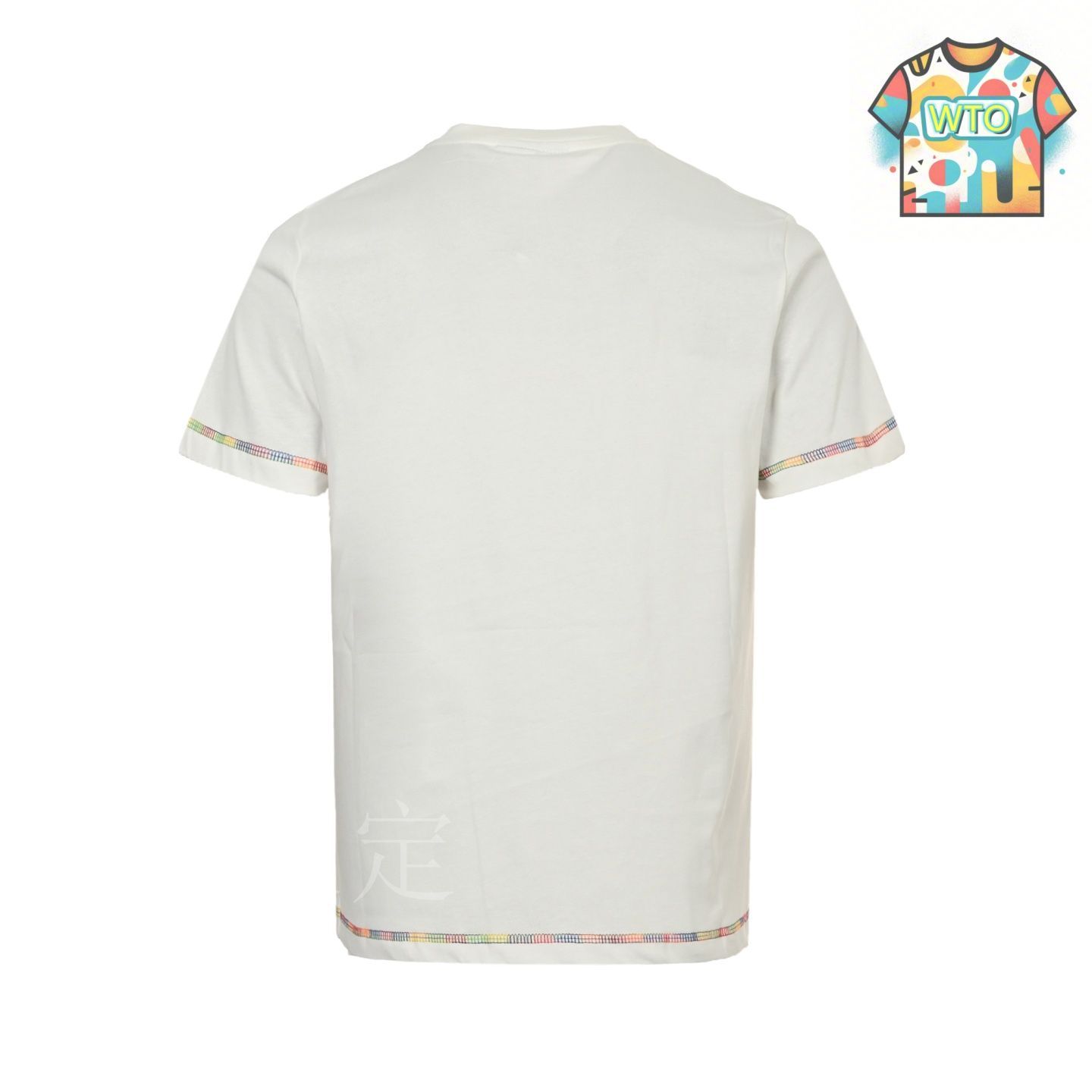 今日特価】GANNI 2025 春夏 虹色スマイルプリント半袖 T シャツ