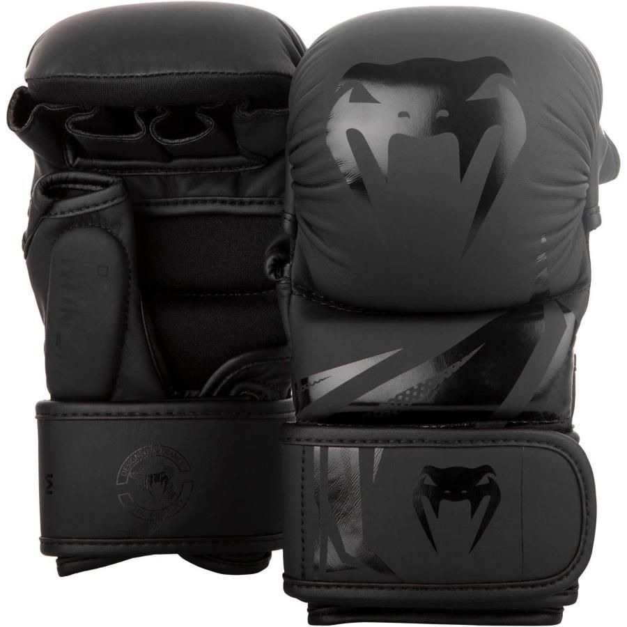ヴェヌム VENUM ヴェナム オープンフィンガーグローブ 総合格闘技 MMA スパーリンググローブ Challenger 3.0 チャレンジャー Sparring Gloves 黒 黒 M