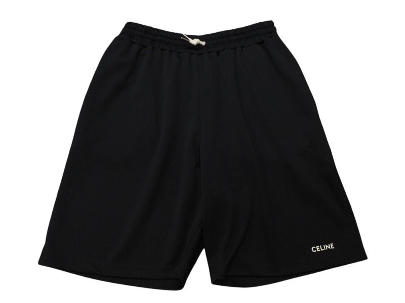 セリーヌ　ショートパンツ ブラック Lサイズ CELINE - CELINEエンブロイダリー ショートパンツ 23SSの通販 by