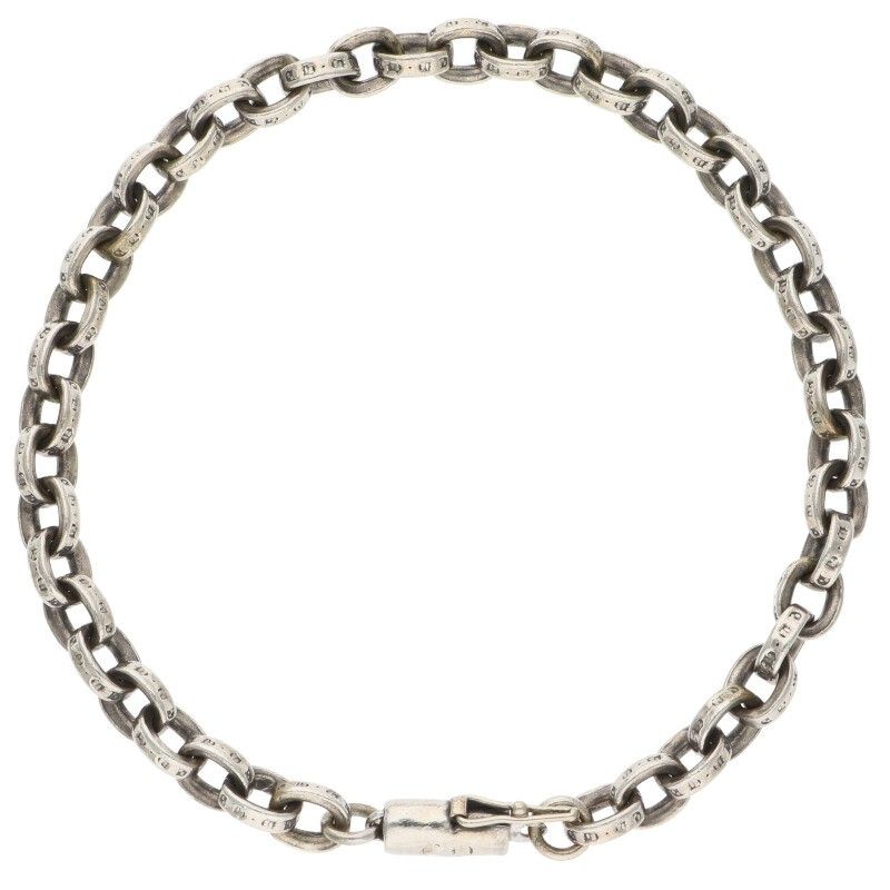 クロムハーツ PAPER CHAIN/ペーパーチェーン シルバーブレスレット