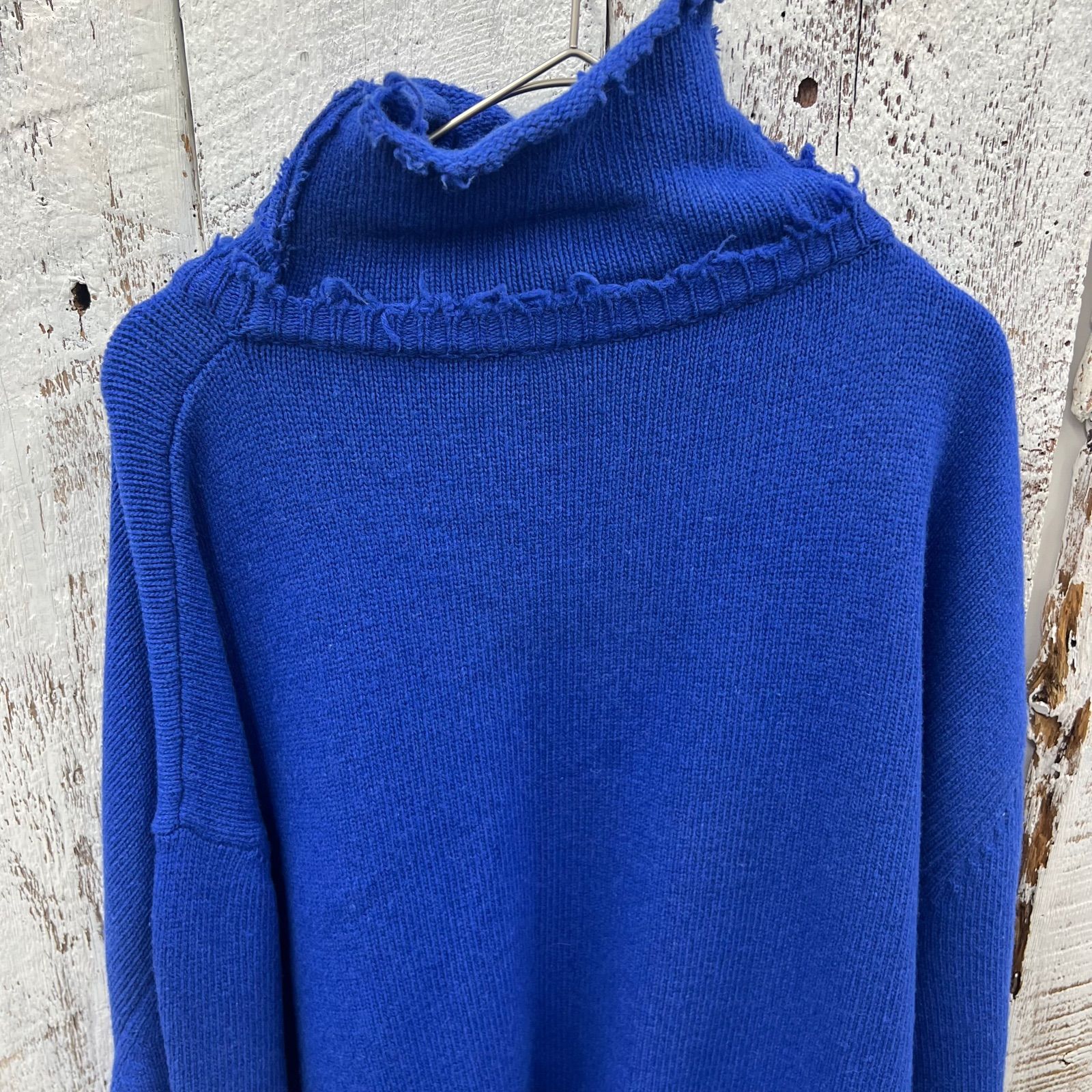 VETEMENTS ヴェトモン17AW WAH18KN2 サークルスターダメージ加工  