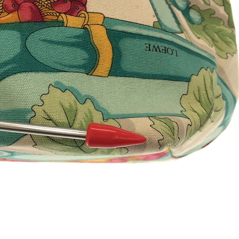 LOEWE / ロエベ | キャンバス フルーツ ボタニカル柄 巾着型 