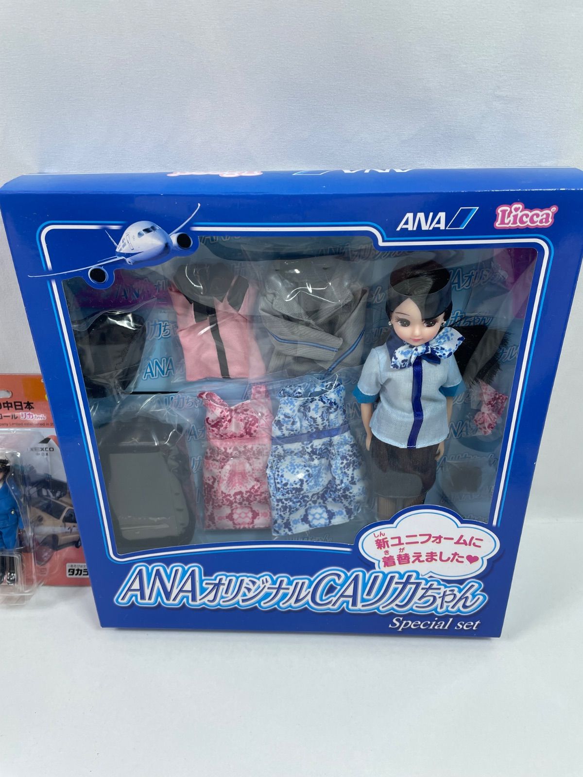 A1842 リカちゃん Licca ANAオリジナルCA ANA‘ｓ NEXCO中日 ハイウェイパトロール ３体セット