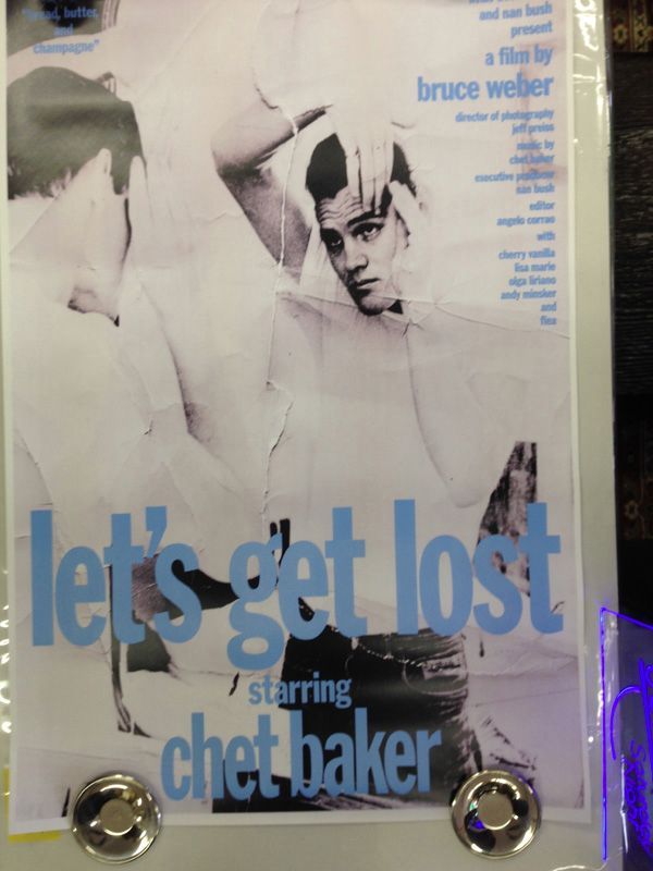 X’mas _特！年最安！！ Let's Get Lost / Bruce Weber chet baker P1 レッツ ゲット ロスト チェットベーカー ブルースウェバー 大判 ポスター 新品！ 残り2枚