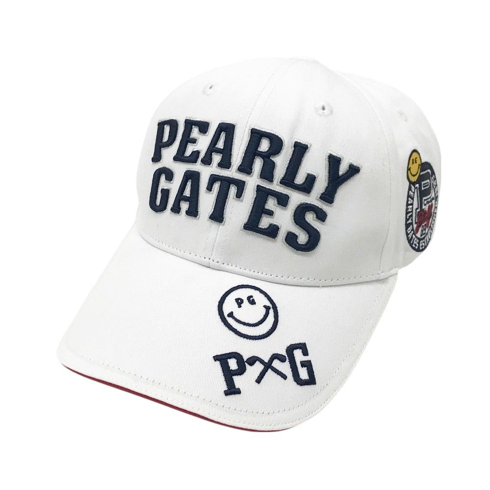 美品！PEARLY GATES パーリーゲイツ キャップ ホワイト ゴルフ
