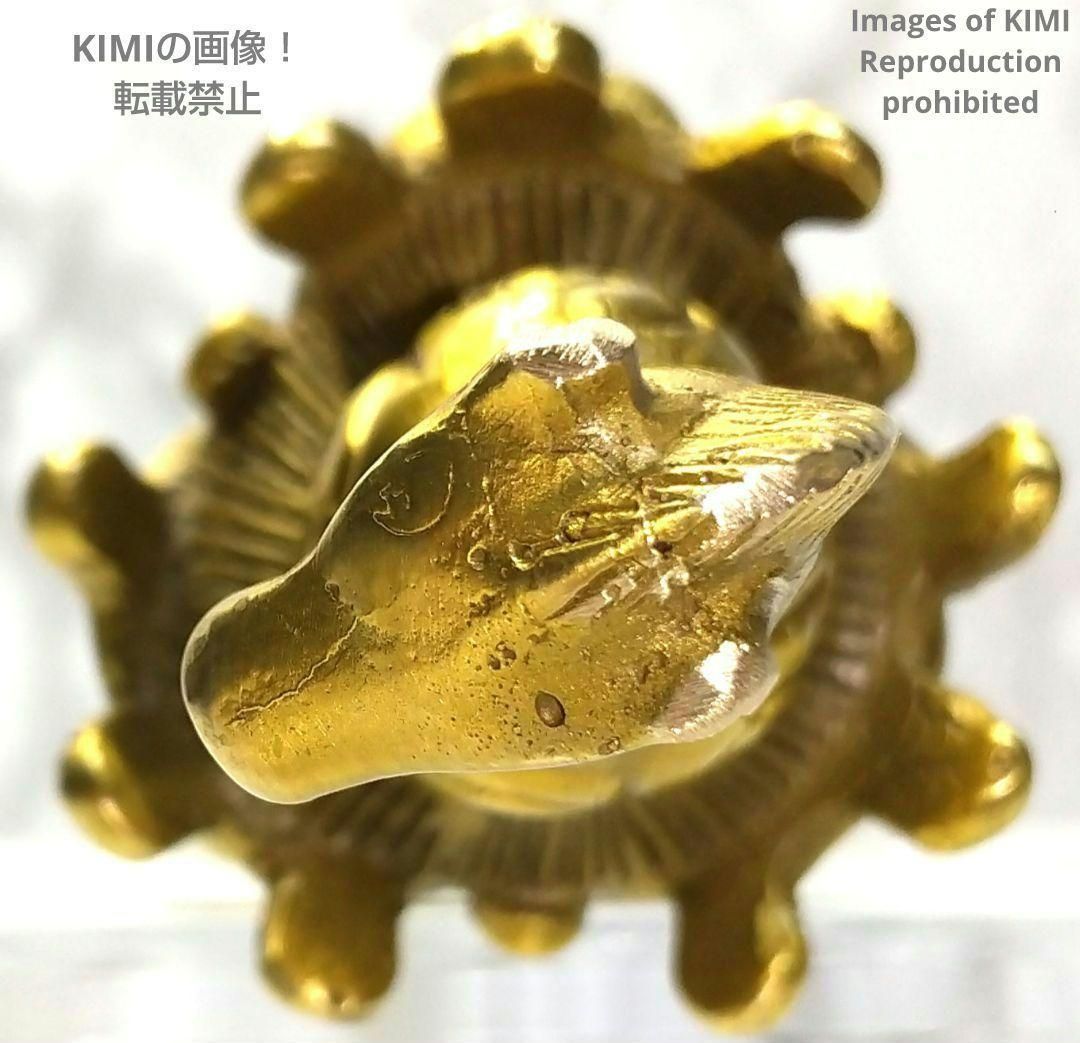 チベット密教 新品 》 真鍮 三鈷杵 バジュラ ドルジェ 法具 仏具 A 